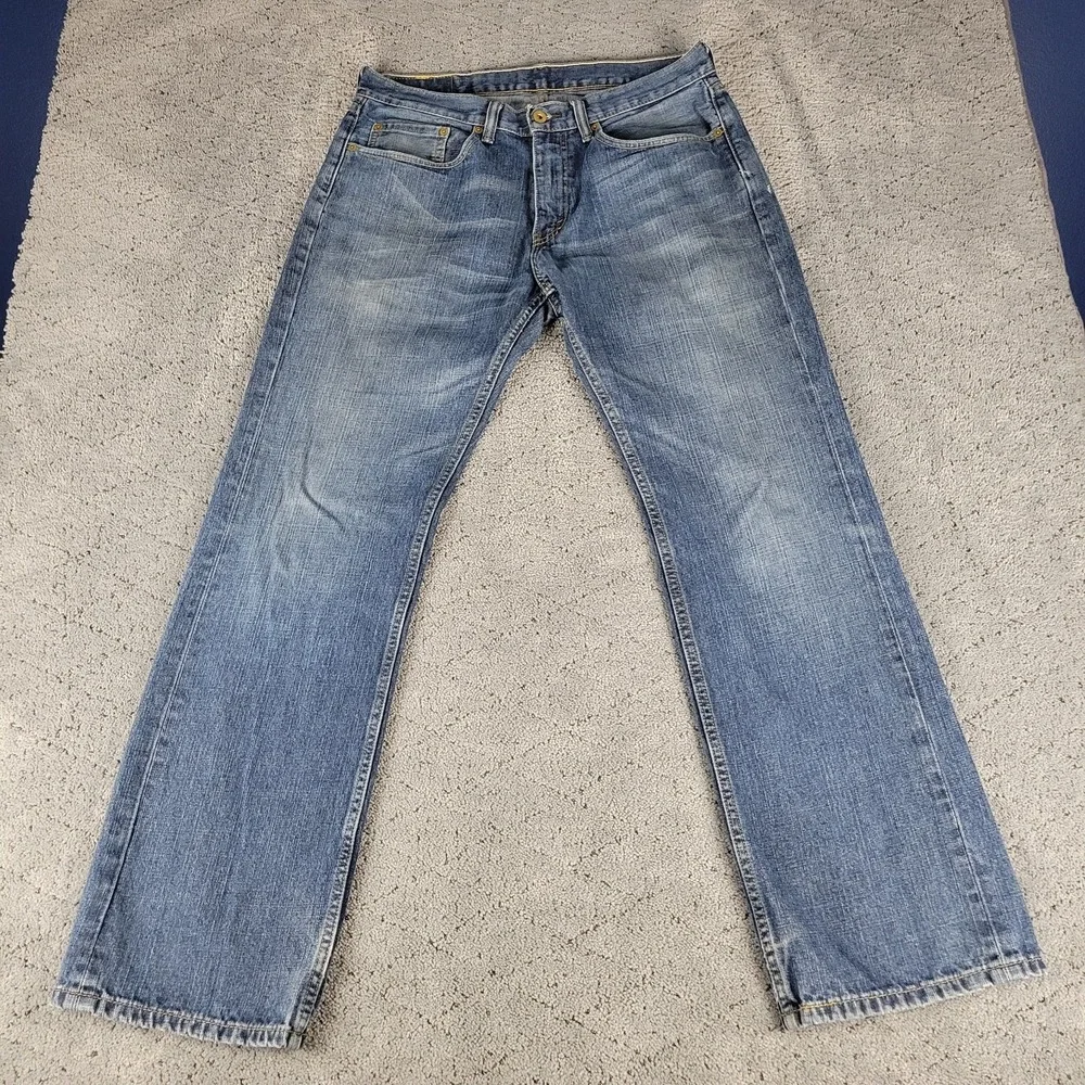 Levis 559 Jeans Mens 32x32 Blue Relaxed Fit Straight Leg Medium Wash Mid Rise